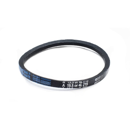 D&D A19.5/4L215 Classical V-Belt, 21 1/2 in Outside Length, 1/2 in Top Width, 1 Ribs A19.5/4L215